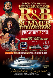 BOAT RIDE FRIDAY JULY 13TH 2018