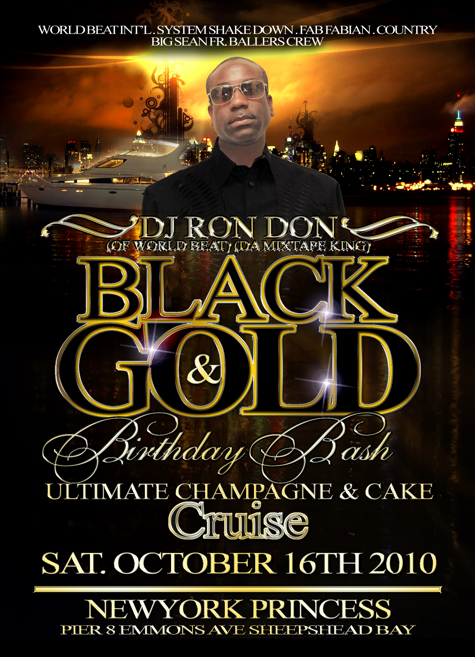 DJ RON DON BLACK & GOLD 2K10 SOCA MIX CD (DWLN ONLY)